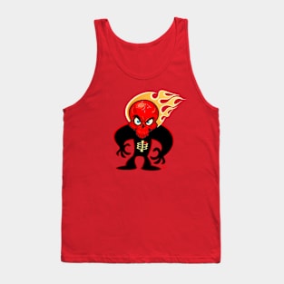 SkullyDawg Shadow Red Skull Tank Top